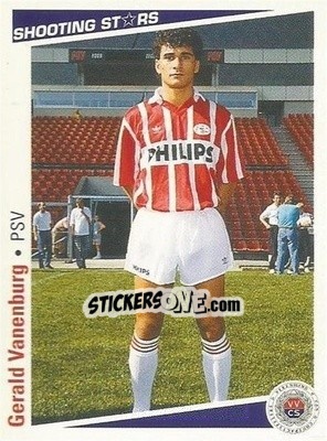 Sticker Gerald Vanenburg - Shooting Stars Holland 1991-1992 - Merlin