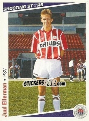 Sticker Juul Ellerman - Shooting Stars Holland 1991-1992 - Merlin