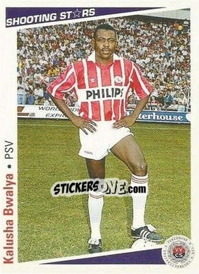 Sticker Kalusha Bwalya - Shooting Stars Holland 1991-1992 - Merlin