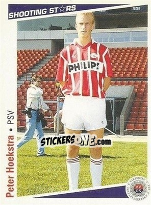 Figurina Peter Hoekstra - Shooting Stars Holland 1991-1992 n. 127 - Merlin