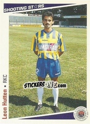 Sticker Leon Hutten - Shooting Stars Holland 1991-1992 - Merlin