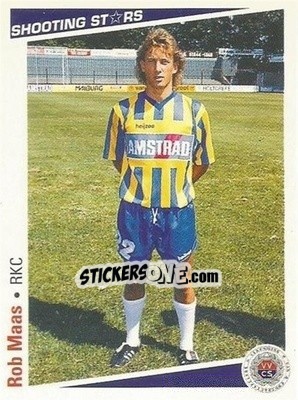 Sticker Rob Maas - Shooting Stars Holland 1991-1992 - Merlin