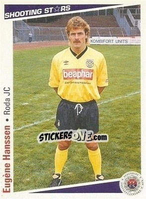 Sticker Eugene Hanssen - Shooting Stars Holland 1991-1992 - Merlin