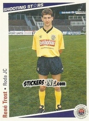 Cromo Rene Trost - Shooting Stars Holland 1991-1992 - Merlin