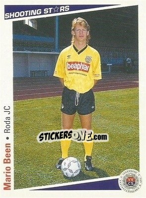 Sticker Mario Been - Shooting Stars Holland 1991-1992 - Merlin