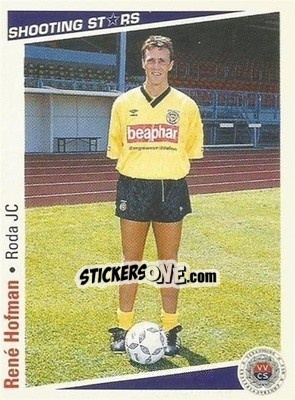 Cromo Rene Hofman - Shooting Stars Holland 1991-1992 - Merlin