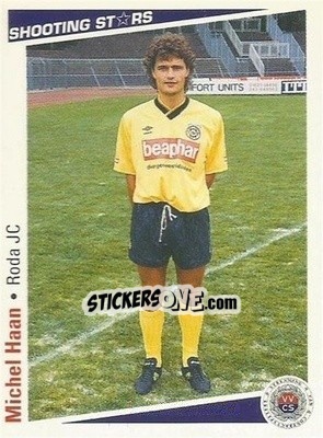 Sticker Michel Haan - Shooting Stars Holland 1991-1992 n. 154 - Merlin