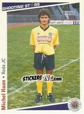 Cromo Michel Haan - Shooting Stars Holland 1991-1992 - Merlin