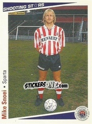 Sticker Mike Snoei - Shooting Stars Holland 1991-1992 - Merlin