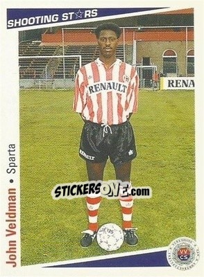 Sticker John Veldman - Shooting Stars Holland 1991-1992 - Merlin