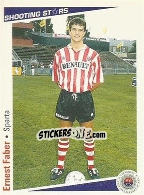 Sticker Ernest Faber - Shooting Stars Holland 1991-1992 - Merlin