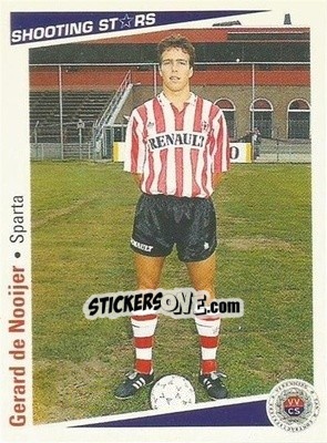 Sticker Gerard de Nooijer - Shooting Stars Holland 1991-1992 - Merlin