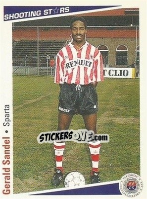 Sticker Gerald Sandel - Shooting Stars Holland 1991-1992 n. 165 - Merlin
