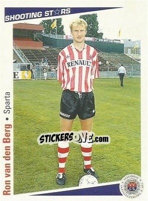 Sticker Ron van den Berg - Shooting Stars Holland 1991-1992 n. 167 - Merlin