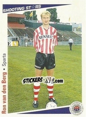 Sticker Ron van den Berg - Shooting Stars Holland 1991-1992 - Merlin