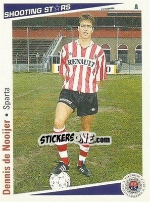 Figurina Dennis de Nooijer - Shooting Stars Holland 1991-1992 - Merlin