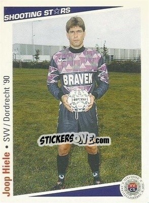 Sticker Joop Hiele - Shooting Stars Holland 1991-1992 - Merlin