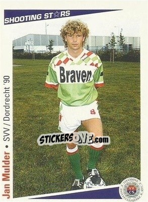 Sticker Jan Mulder - Shooting Stars Holland 1991-1992 n. 176 - Merlin
