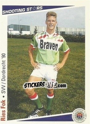 Sticker Ries Fok - Shooting Stars Holland 1991-1992 n. 177 - Merlin
