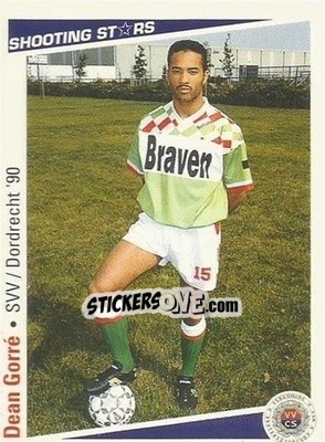 Sticker Dean Gorre - Shooting Stars Holland 1991-1992 - Merlin