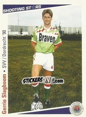Sticker Gerrie Slagboom - Shooting Stars Holland 1991-1992 - Merlin