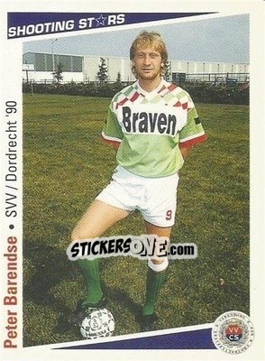 Sticker Peter Barendse - Shooting Stars Holland 1991-1992 n. 180 - Merlin
