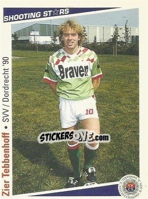 Sticker Zier Tebbenhoff - Shooting Stars Holland 1991-1992 n. 183 - Merlin