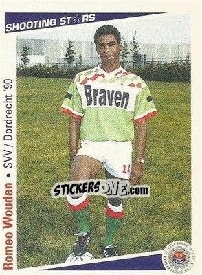 Sticker Romeo Wouden - Shooting Stars Holland 1991-1992 n. 186 - Merlin