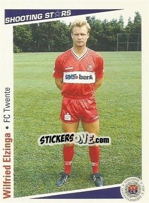 Sticker Wilfried Elzinga - Shooting Stars Holland 1991-1992 - Merlin