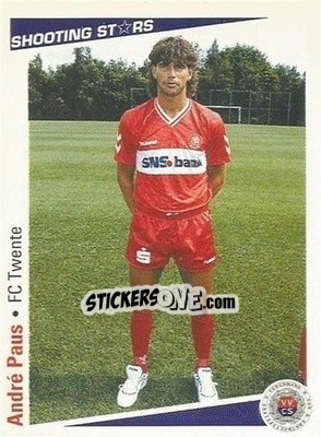 Sticker Andre Paus - Shooting Stars Holland 1991-1992 n. 190 - Merlin