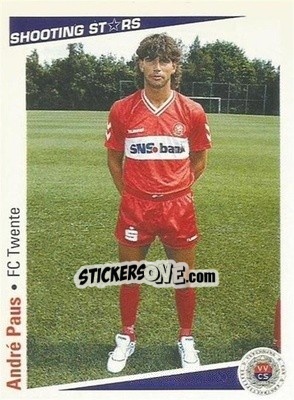 Cromo Andre Paus - Shooting Stars Holland 1991-1992 - Merlin