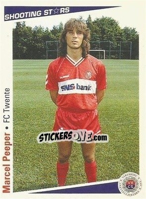 Sticker Marcel Peeper - Shooting Stars Holland 1991-1992 - Merlin