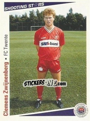 Cromo Clemens Zwijnenberg - Shooting Stars Holland 1991-1992 - Merlin