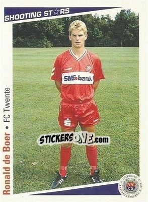 Sticker Ronald de Boer - Shooting Stars Holland 1991-1992 - Merlin