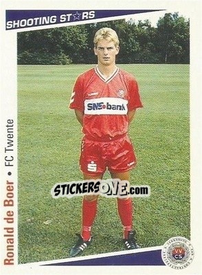 Sticker Ronald de Boer - Shooting Stars Holland 1991-1992 n. 197 - Merlin