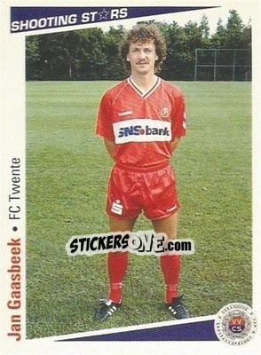 Cromo Jan Gaasbeek - Shooting Stars Holland 1991-1992 - Merlin