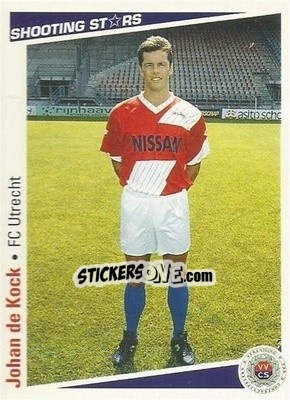 Cromo Johan de Kock - Shooting Stars Holland 1991-1992 n. 202 - Merlin