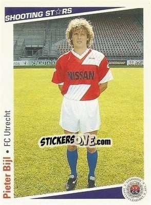 Sticker Pieter Bijl - Shooting Stars Holland 1991-1992 - Merlin