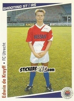 Sticker Edwin de Kruyff - Shooting Stars Holland 1991-1992 n. 210 - Merlin