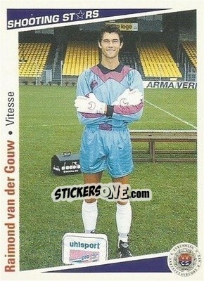 Sticker Raimond van der Gouw - Shooting Stars Holland 1991-1992 n. 215 - Merlin