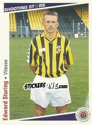 Sticker Edward Sturing - Shooting Stars Holland 1991-1992 - Merlin