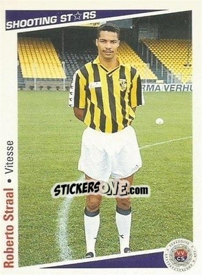 Sticker Roberto Straal - Shooting Stars Holland 1991-1992 - Merlin
