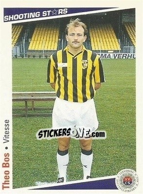 Sticker Theo Bos - Shooting Stars Holland 1991-1992 - Merlin