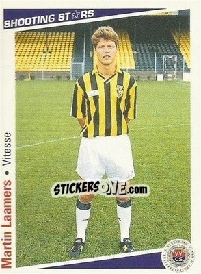 Sticker Martin Laamers - Shooting Stars Holland 1991-1992 - Merlin