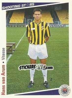 Cromo Hans van Arum - Shooting Stars Holland 1991-1992 - Merlin