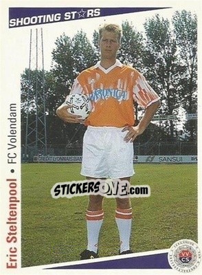 Cromo Eric Stelenpool - Shooting Stars Holland 1991-1992 - Merlin