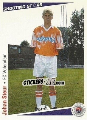 Sticker Johan Steur - Shooting Stars Holland 1991-1992 n. 236 - Merlin