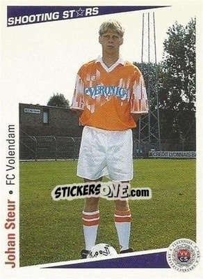 Figurina Johan Steur - Shooting Stars Holland 1991-1992 - Merlin