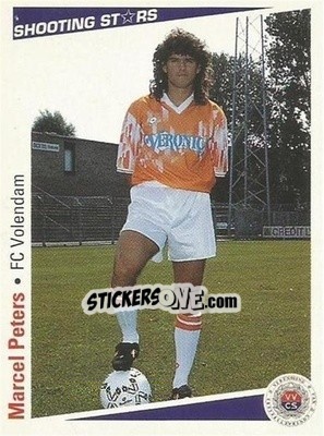 Cromo Marcel Peters - Shooting Stars Holland 1991-1992 - Merlin