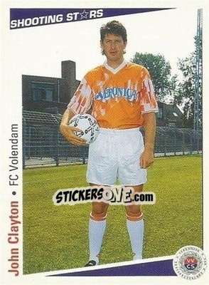 Sticker John Clayton - Shooting Stars Holland 1991-1992 n. 242 - Merlin